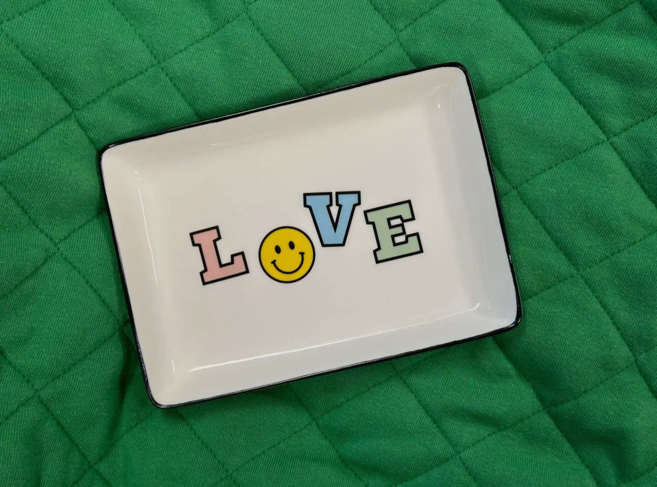 Love... Large Rectangle Ceramic Tray