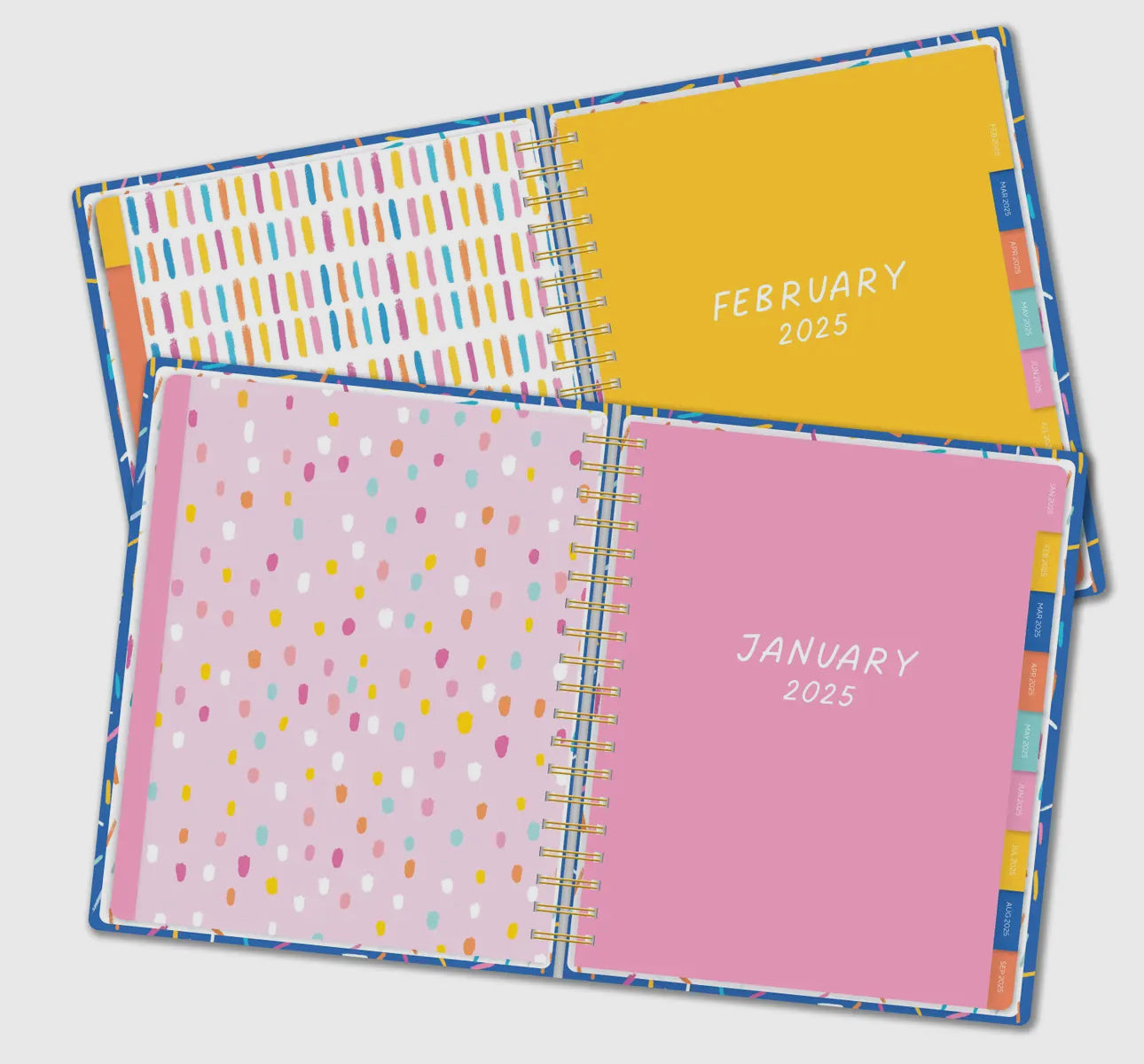 2025 Geometric Deluxe Hardcover Planner