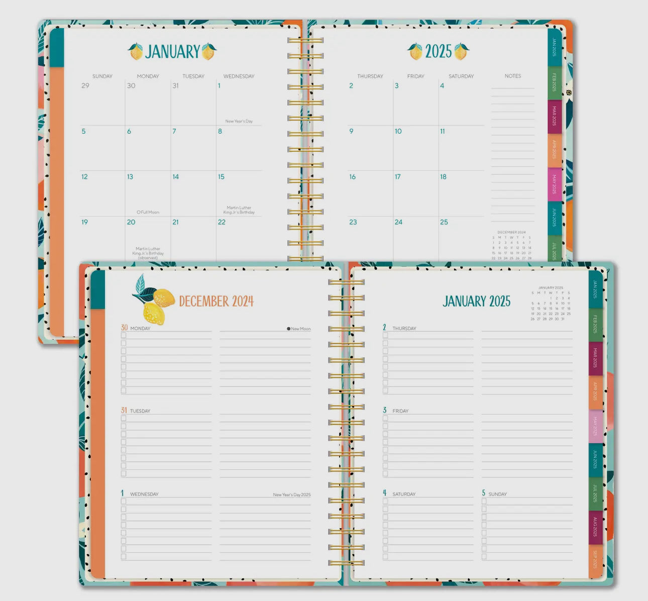 2025 Fruits Deluxe Hardcover Planner