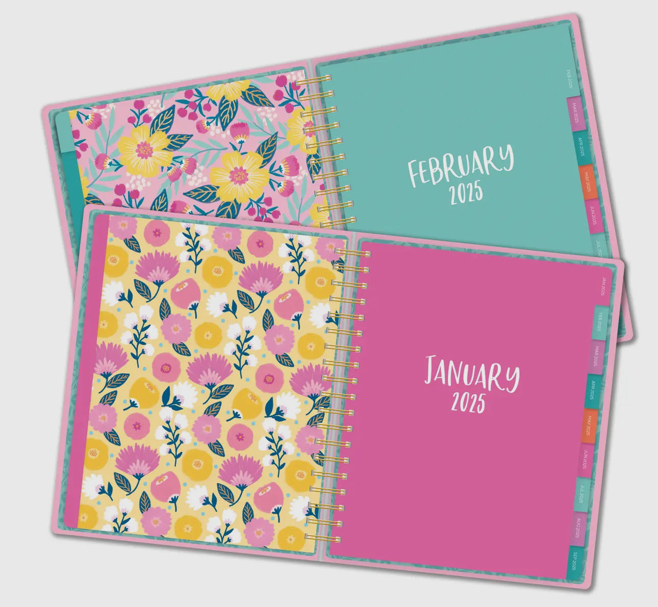 2025 Flowers Deluxe Hardcover Planner