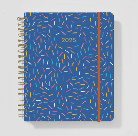 2025 Geometric Deluxe Hardcover Planner