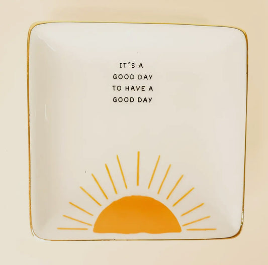 It's a Good Day.. Ceramic Tray (Sun)