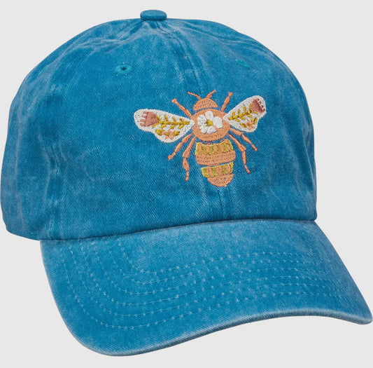 Bee Happy baseball cap